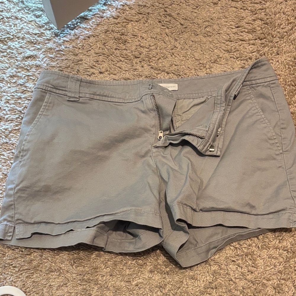 New York & Company Women's Gray Casual Shorts